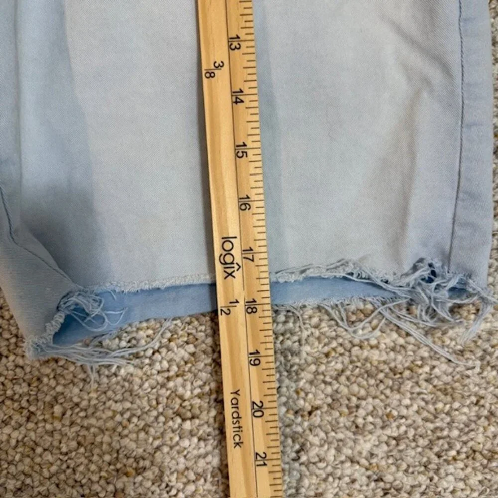 Vintage Abercrombie And Fitch Men’s Distressed Cut Off Blue Shorts Size 33 - Picture 10 of 12